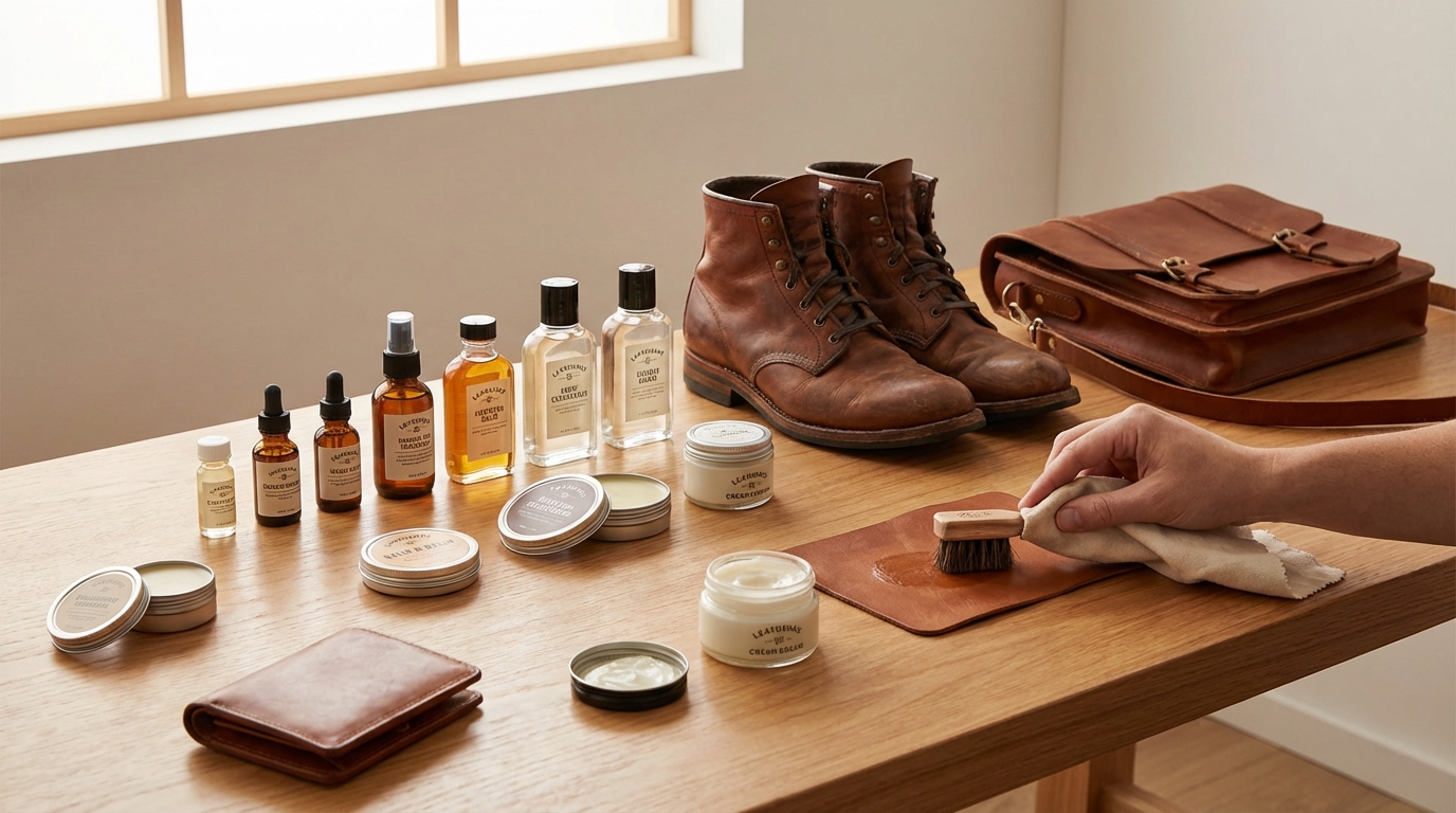 革製品オイルの種類と特徴を詳しく解説