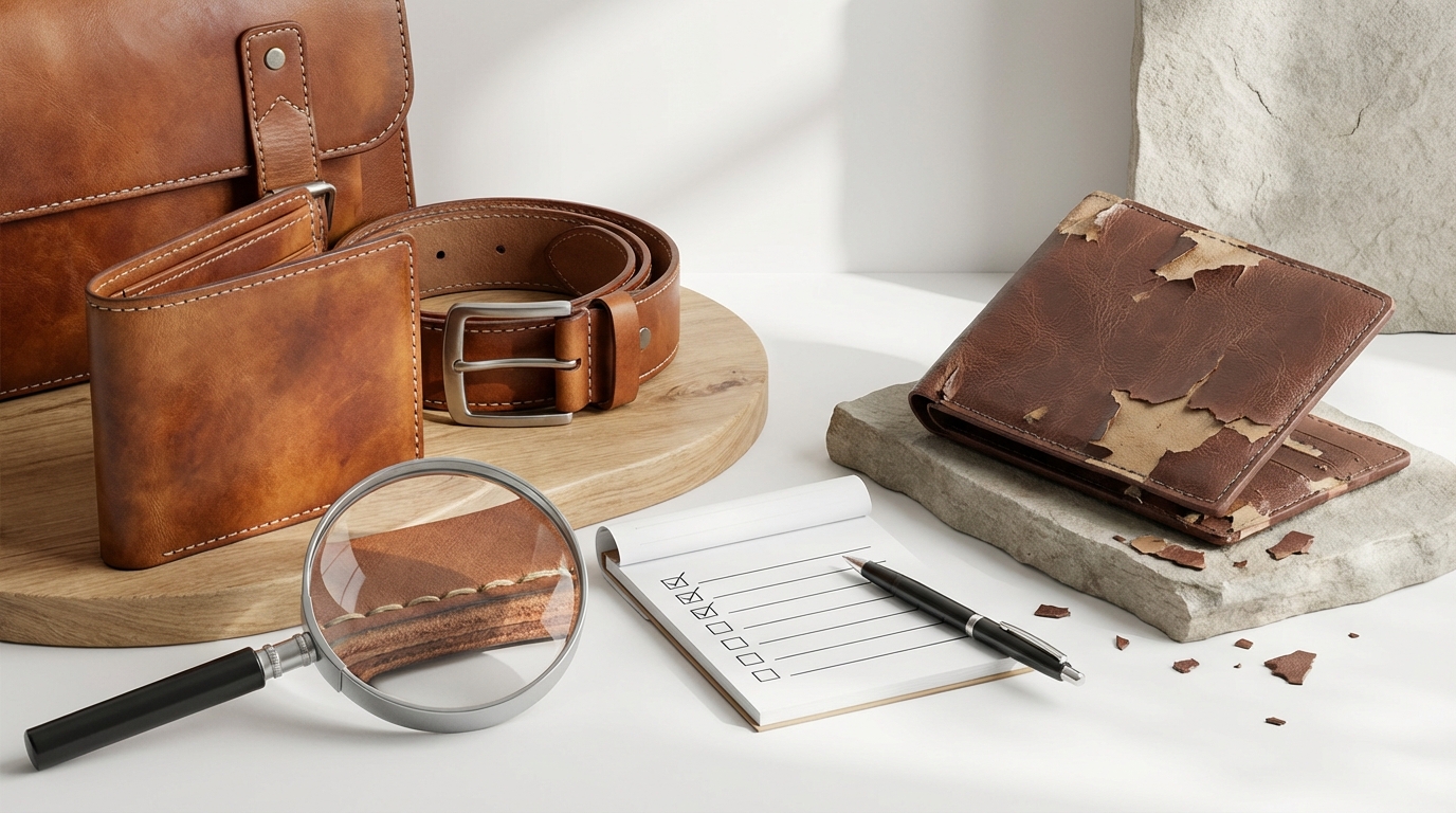 安い革製品で失敗しないための注意点とチェックリスト