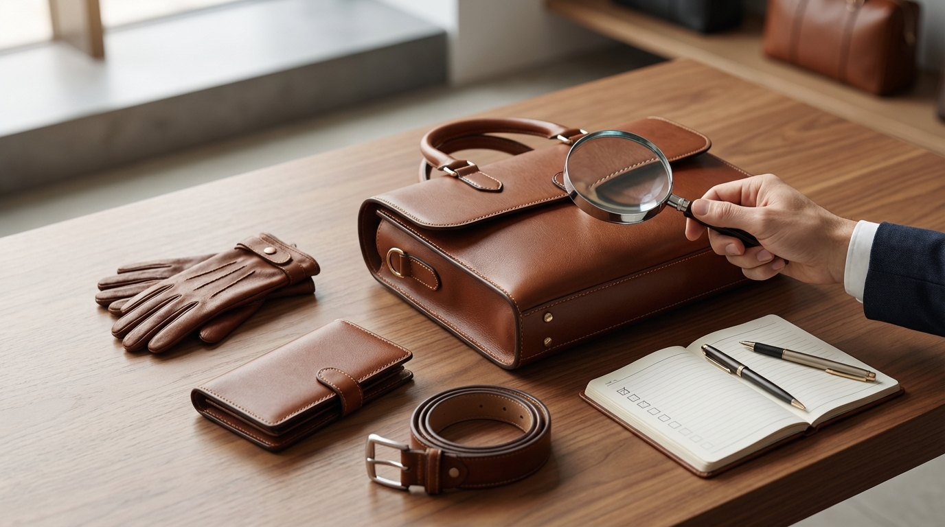 高級革製品の購入前チェックリスト7項目