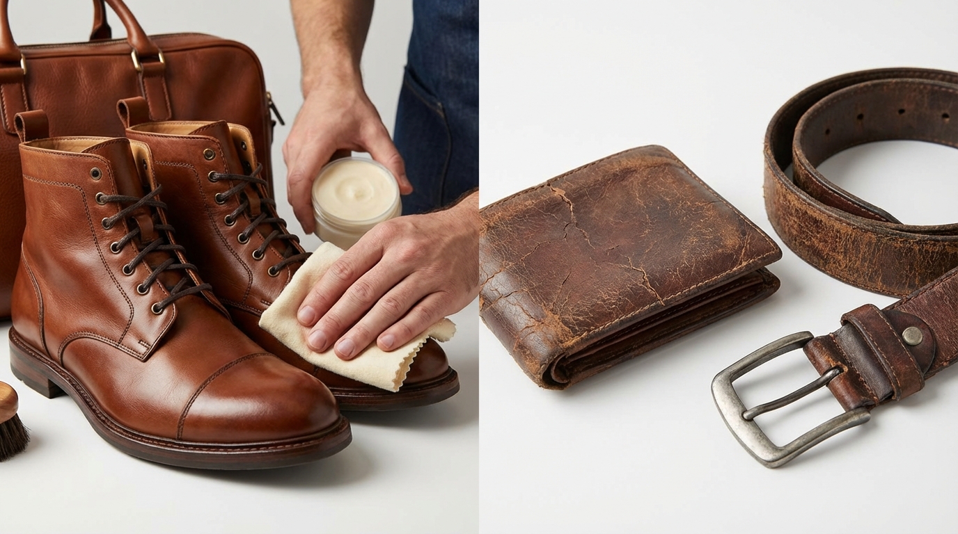 革製品にクリームを塗る理由と塗らないリスク