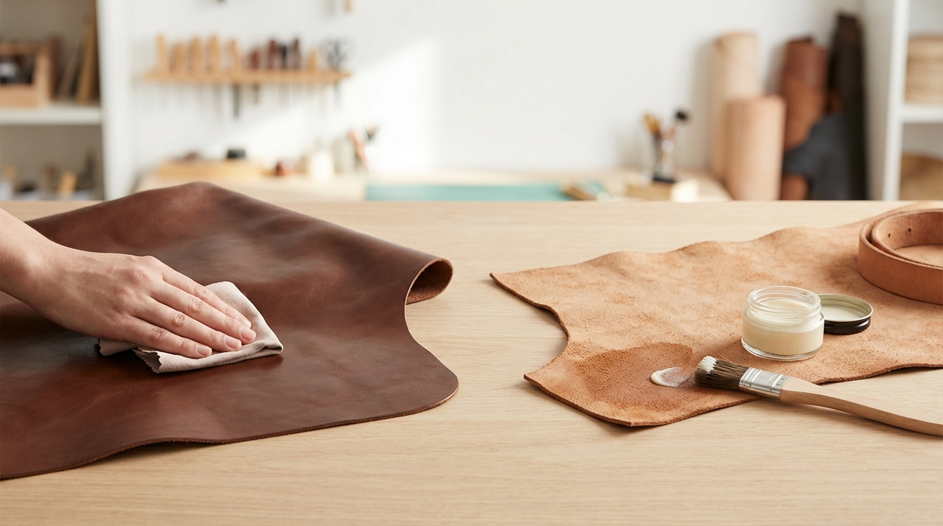 クリームなしでOKな革・必要な革の見分け方