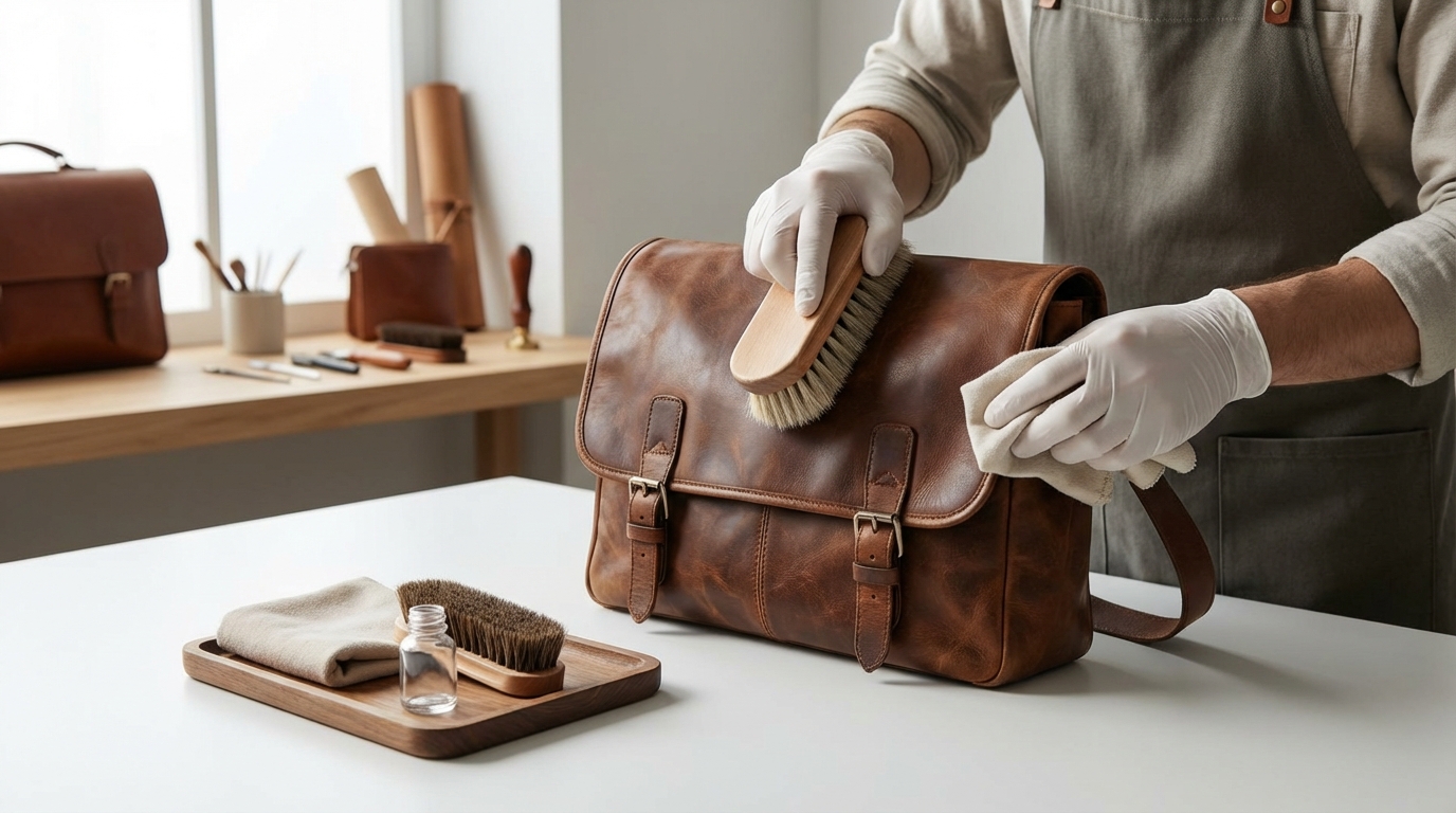 革製品をクリームなしで手入れする方法【5ステップ】