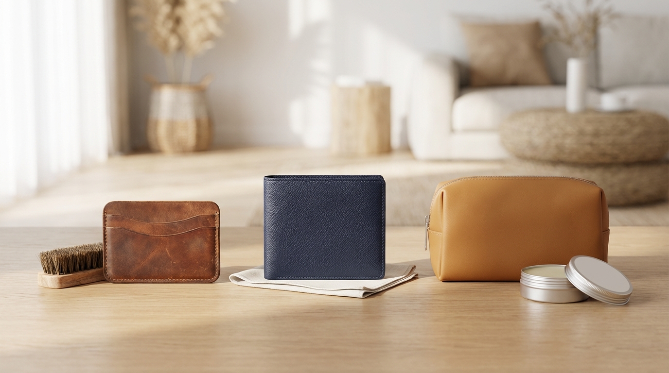 手入れが楽な革製品を選ぶ3つのポイント
