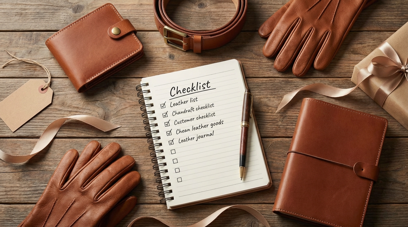 まとめ|革製品プレゼント成功のためのチェックリスト