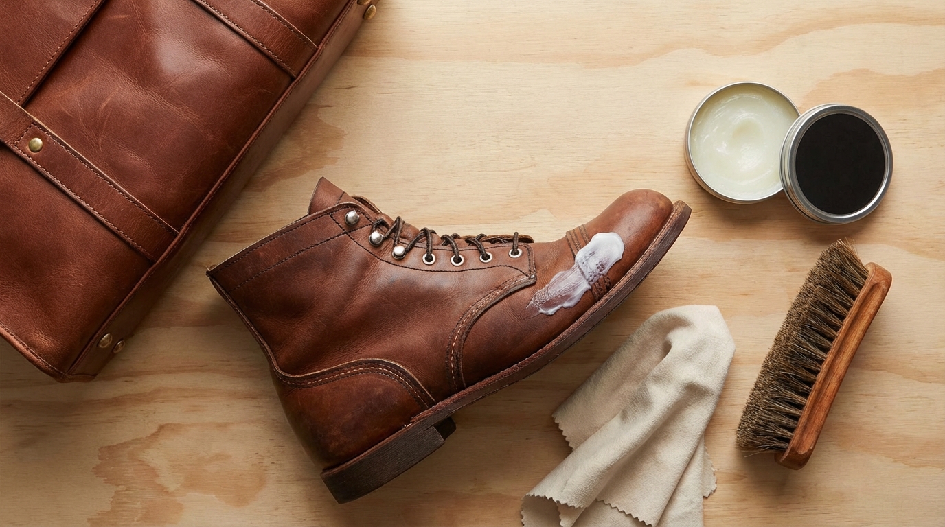 ワセリンを塗ってしまった革製品の対処法