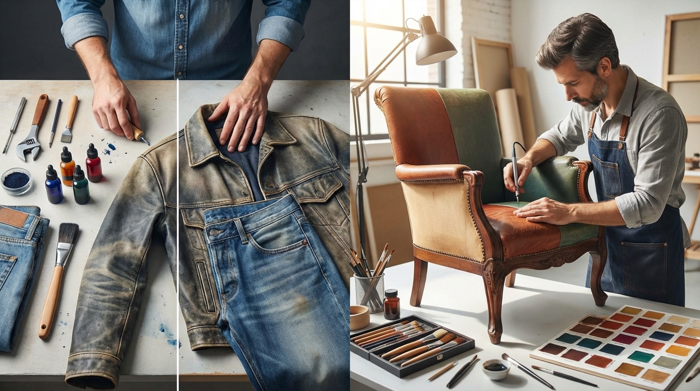 色落ちのタイプを確認｜自分で直せる？業者に頼むべき？