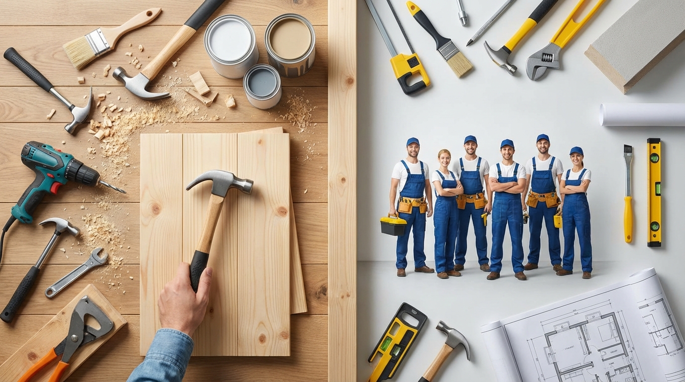 DIYと業者どちらを選ぶ？判断の目安