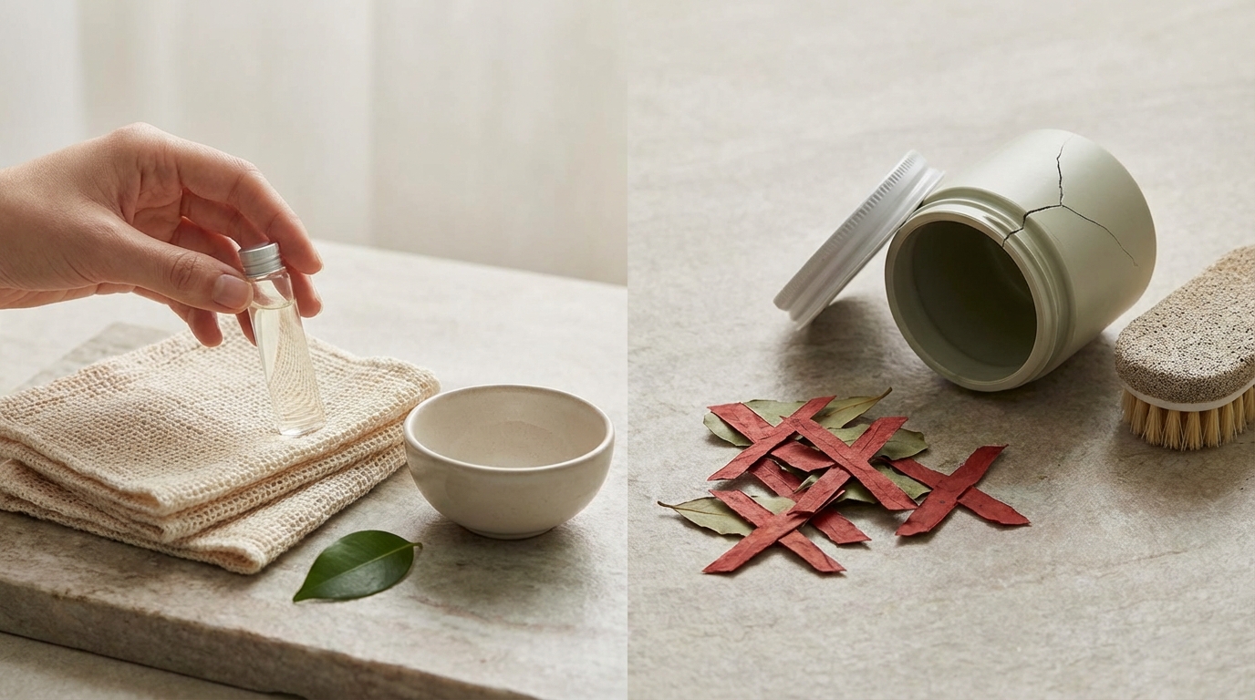 クリームなしケアで絶対やってはいけないNG行動3選