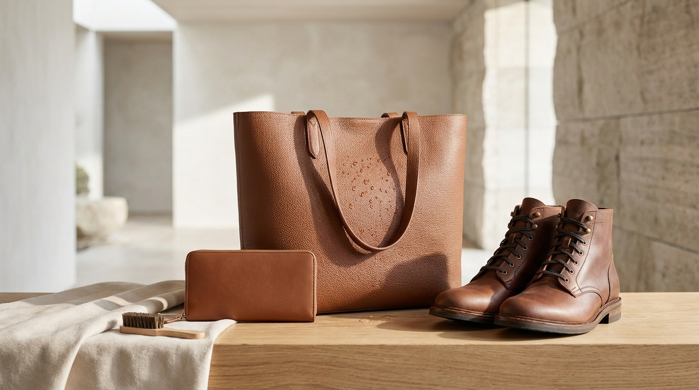 手入れが楽な革製品を選ぶポイント