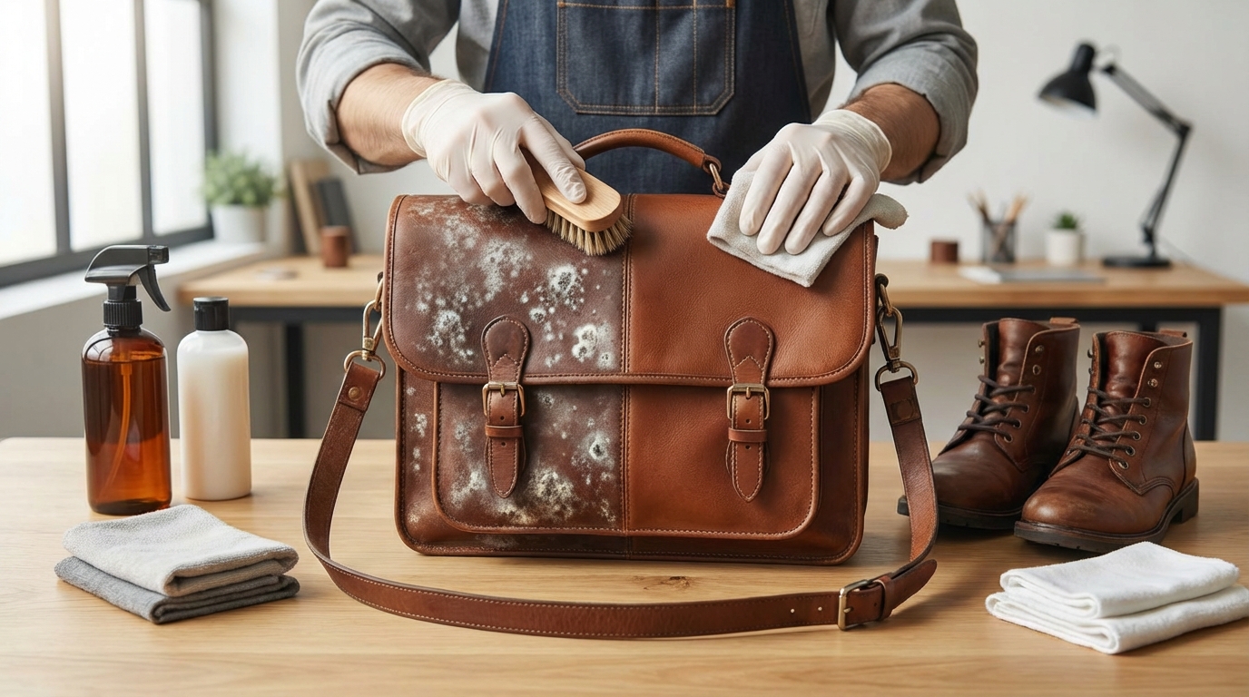革製品のカビを自分で落とす5ステップ