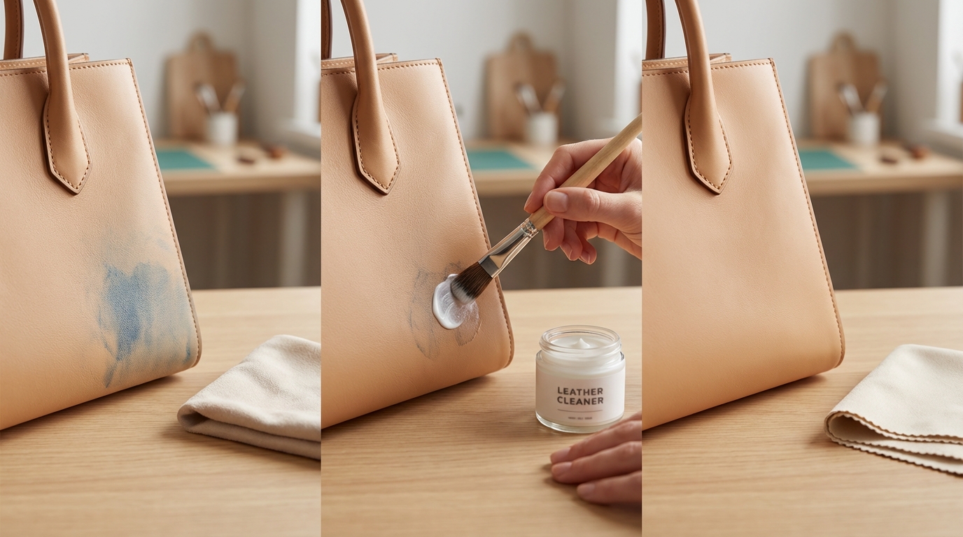 【今すぐできる】革製品の色移りを落とす3ステップ