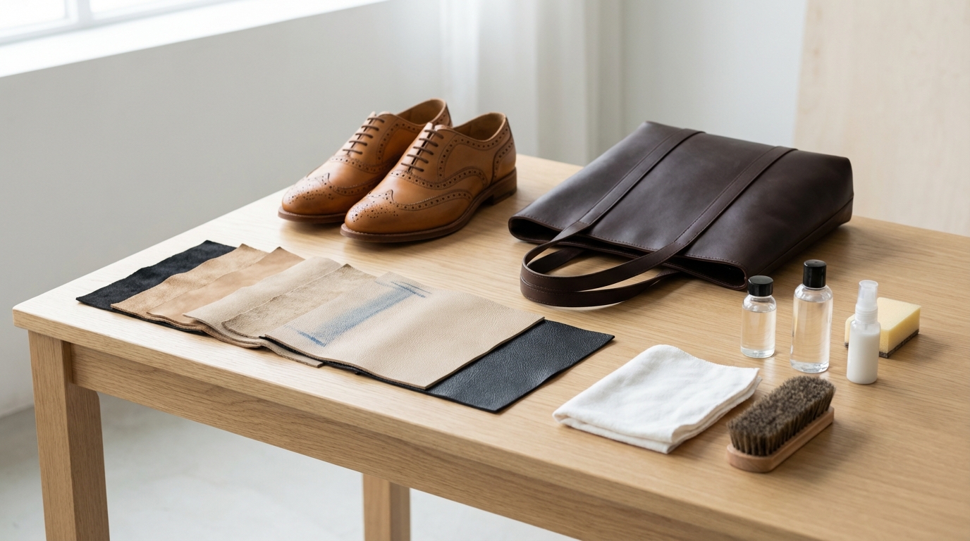 【素材別】革の種類ごとの色移りの落とし方と注意点