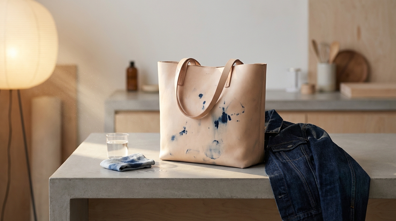 革製品に色移りが起きる原因とは?