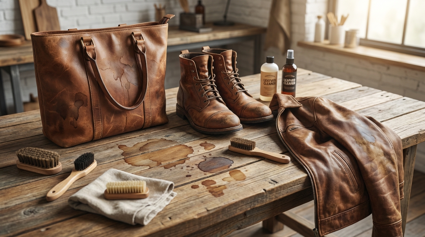 革製品の汚れが落ちないときに確認すべき3つの原因