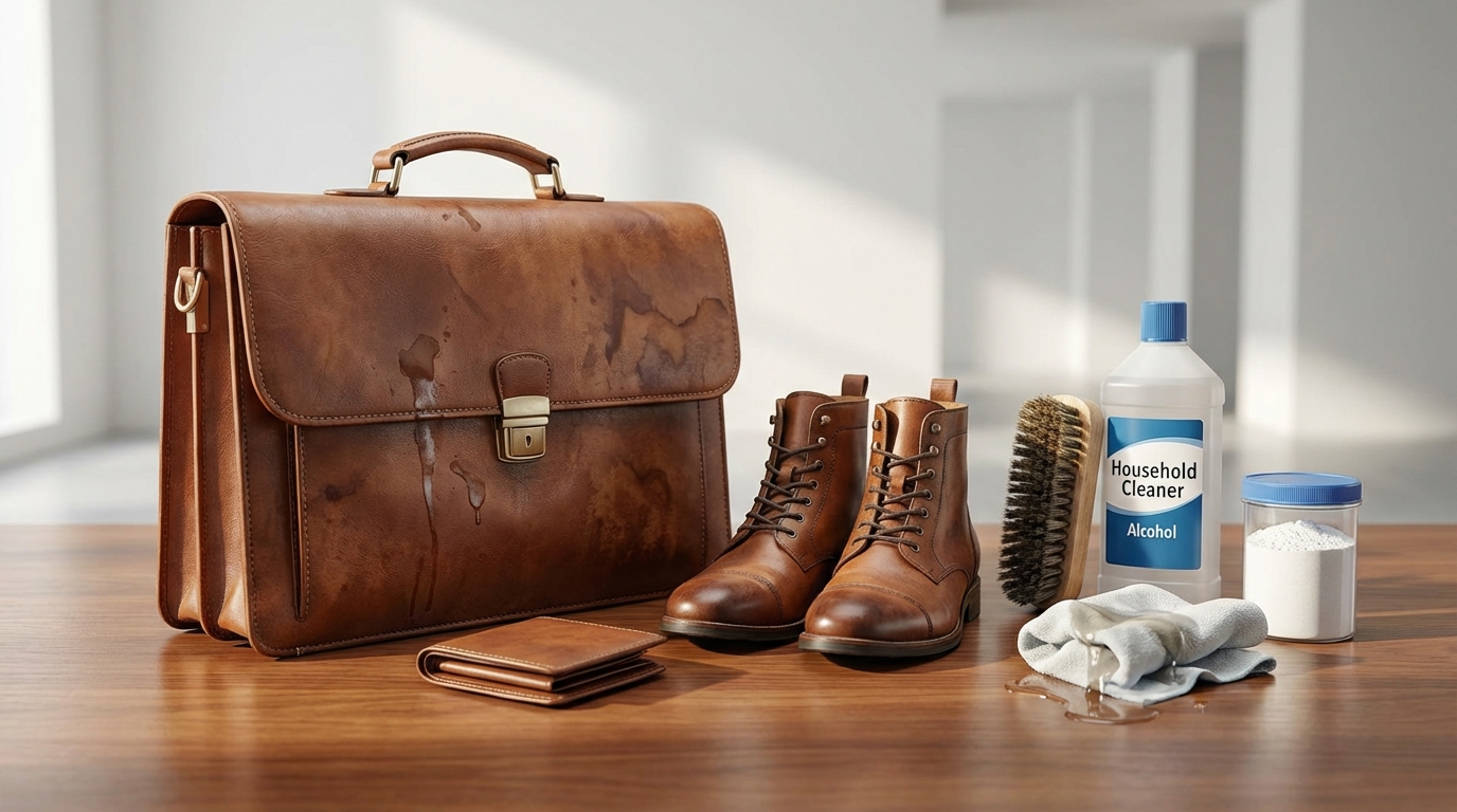革製品の汚れ落としでやってはいけないNG行動5選