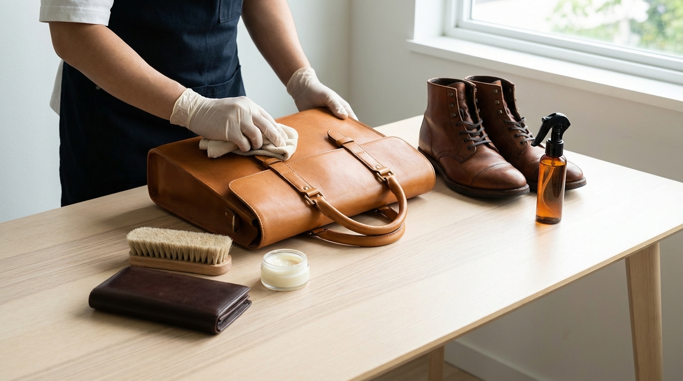 汚れを防ぐ!革製品の日常メンテナンス3つの習慣