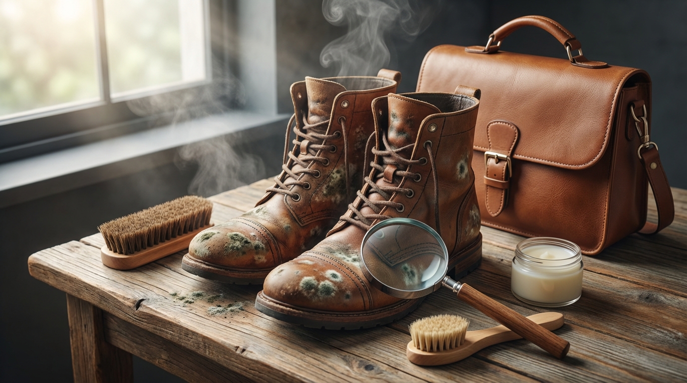 革製品のカビ・臭いは自分で落とせる？まず確認すべき判断基準