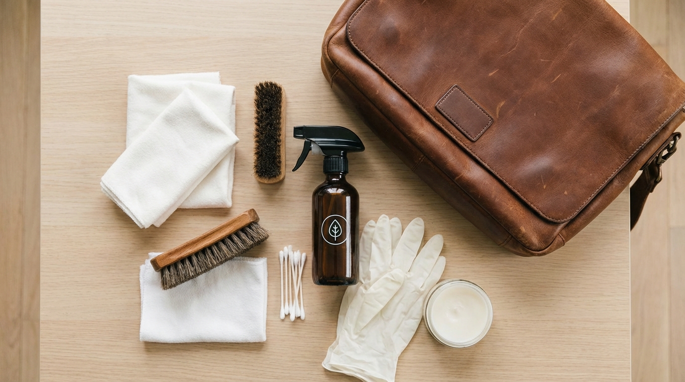 【準備編】革製品のカビ取り・消臭に必要な道具一覧