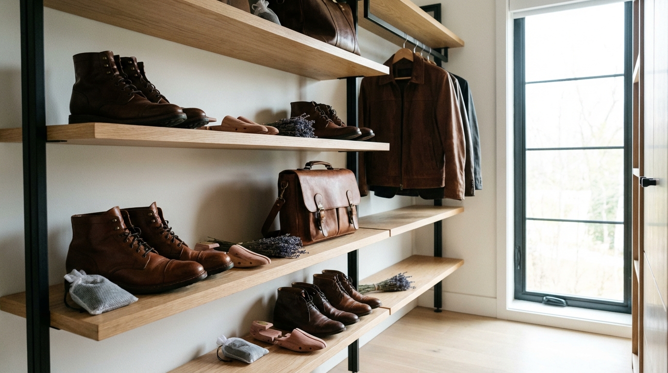 革製品のカビ・臭いを再発させない保管方法