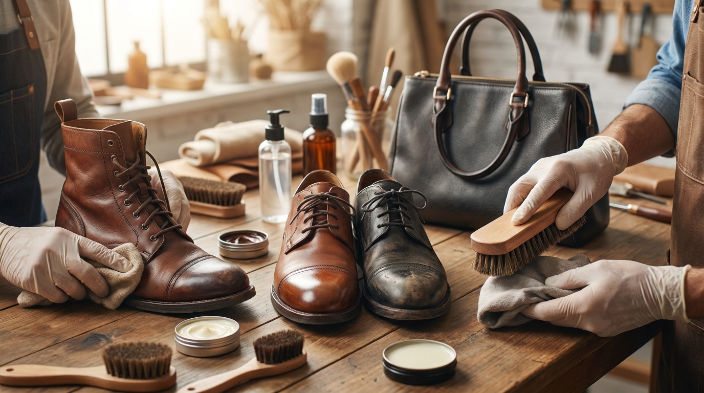 【実践】革製品の黒ずみを落とす5ステップ