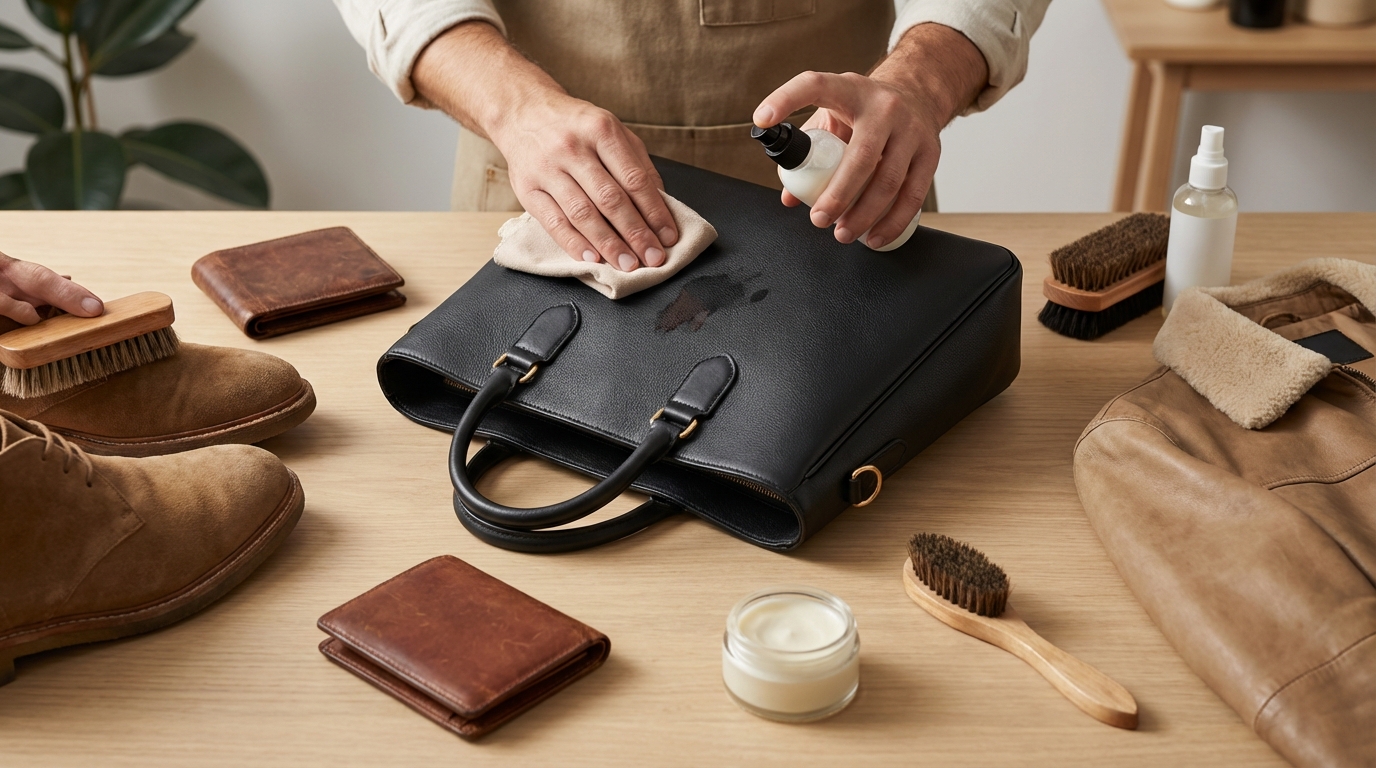 【革の種類別】黒ずみの落とし方と注意点