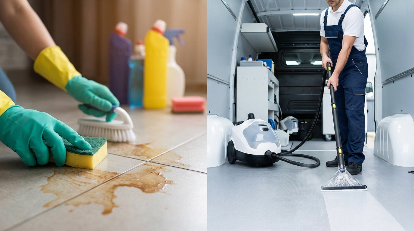 自分で落とせない場合はプロに依頼しよう