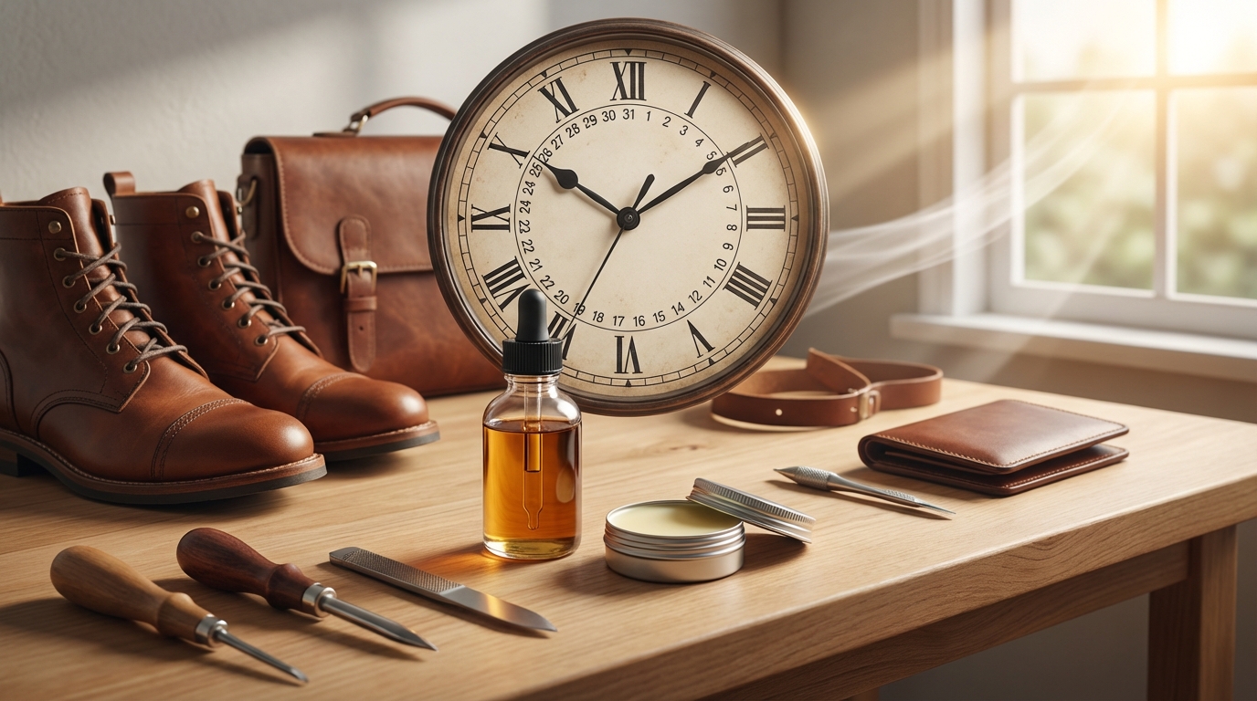 【結論】革製品オイルの頻度・量・乾燥時間まとめ