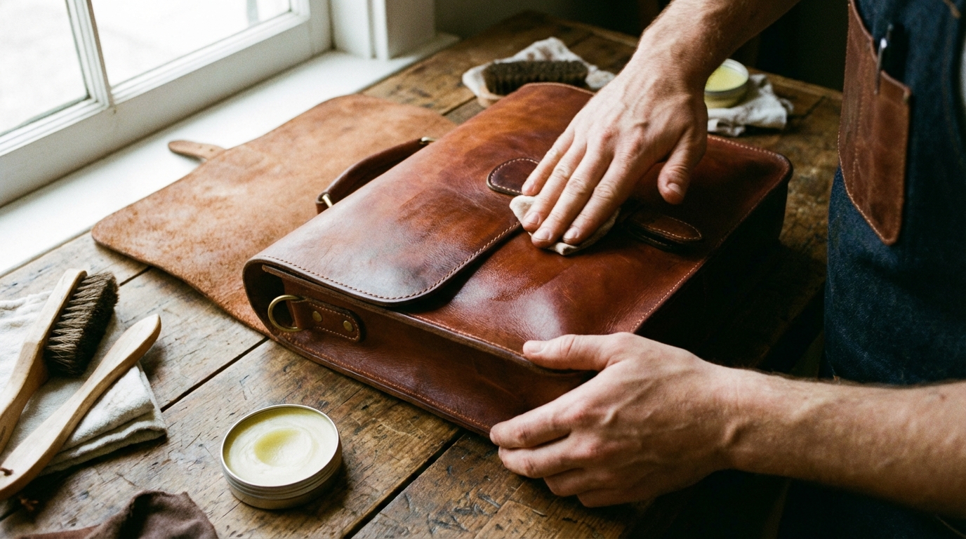 革製品にオイルを塗る目的と効果