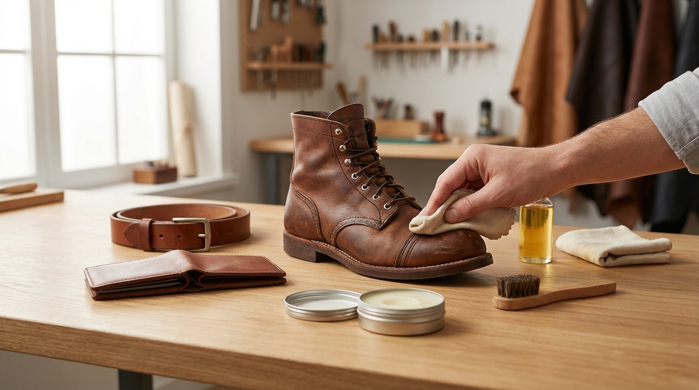 革製品オイルの塗り方7ステップ【実践編】