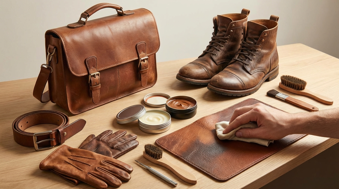 革製品別オイルケアの注意点