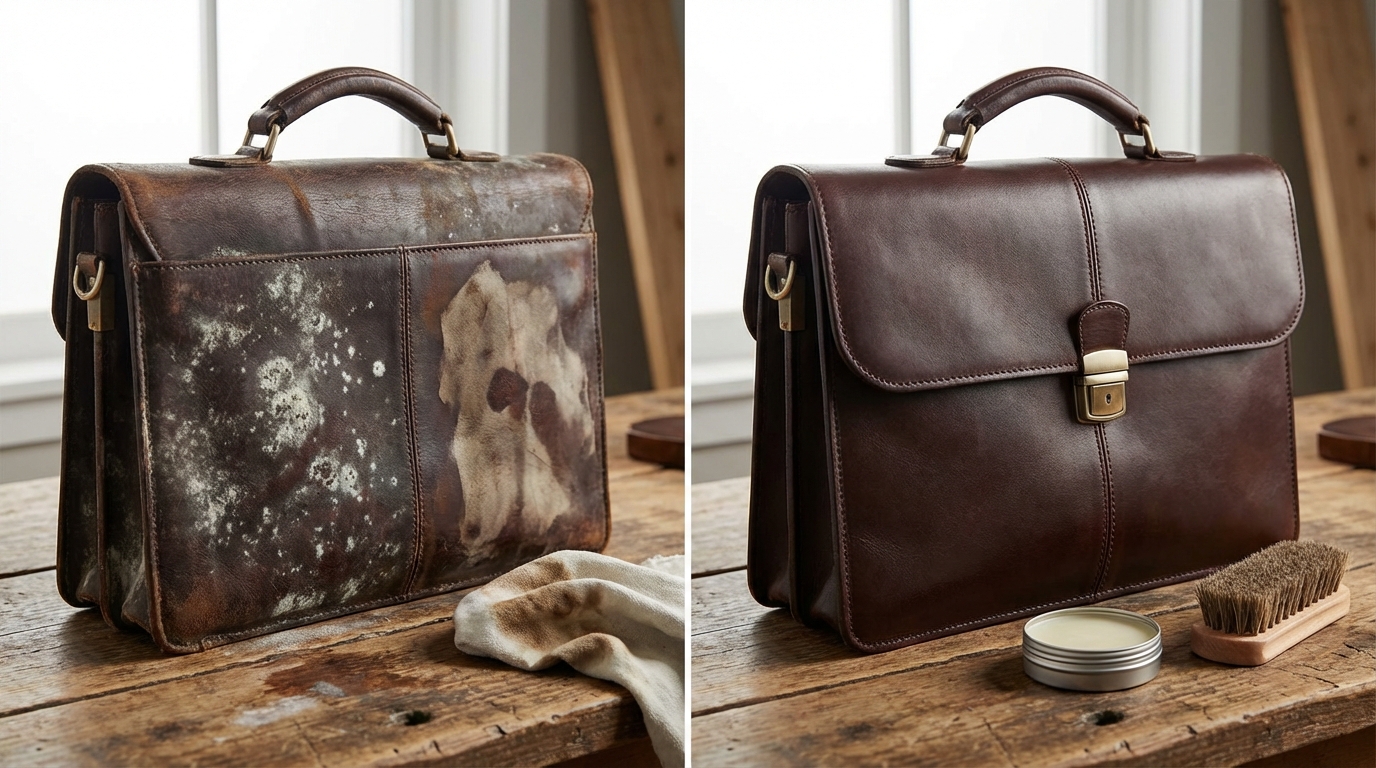 革製品のカビ取りでやりがちな失敗と対処法