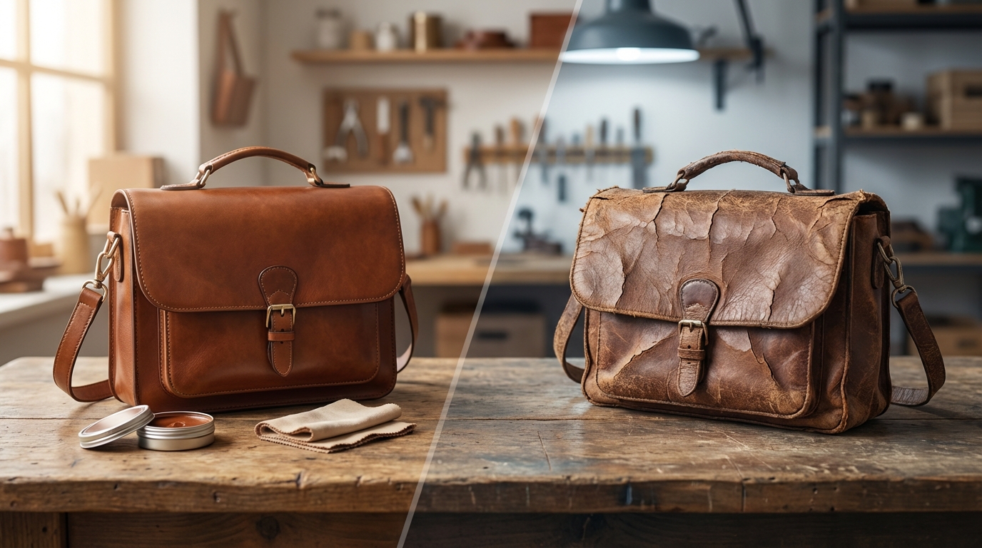 革製品にクリームを塗らないと起こる変化【結論から解説】