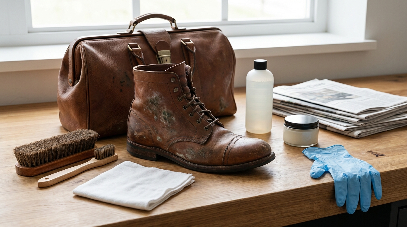 【準備編】革製品のカビ取りに必要な道具7つ