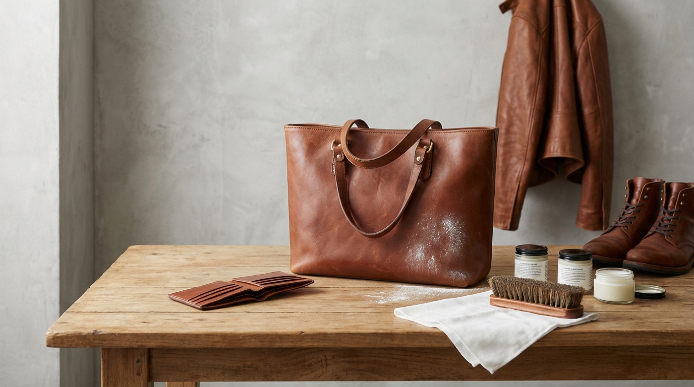 【アイテム別】革バッグ・財布・靴・ジャケットのカビ取りポイント