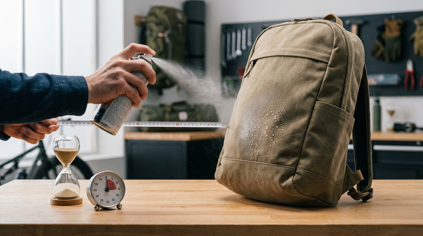 【結論】防水スプレーの正しい使い方｜距離20〜30cm・乾燥15分以上