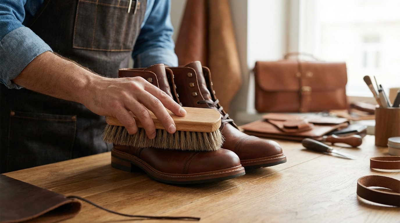 なぜ革製品に馬毛ブラシが最適なのか
