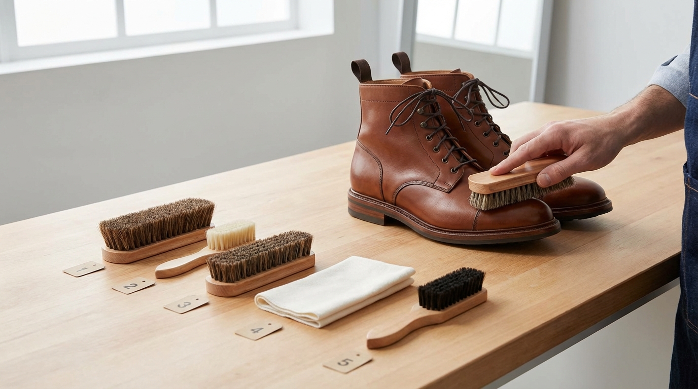 革製品のブラッシング手順｜5ステップで完了【初心者向け】