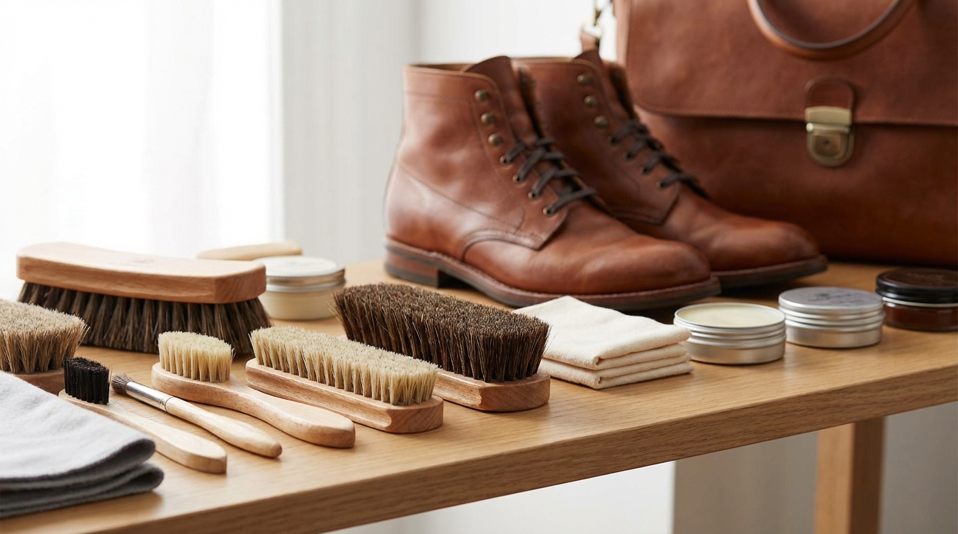 革製品ブラシのお手入れと正しい保管方法