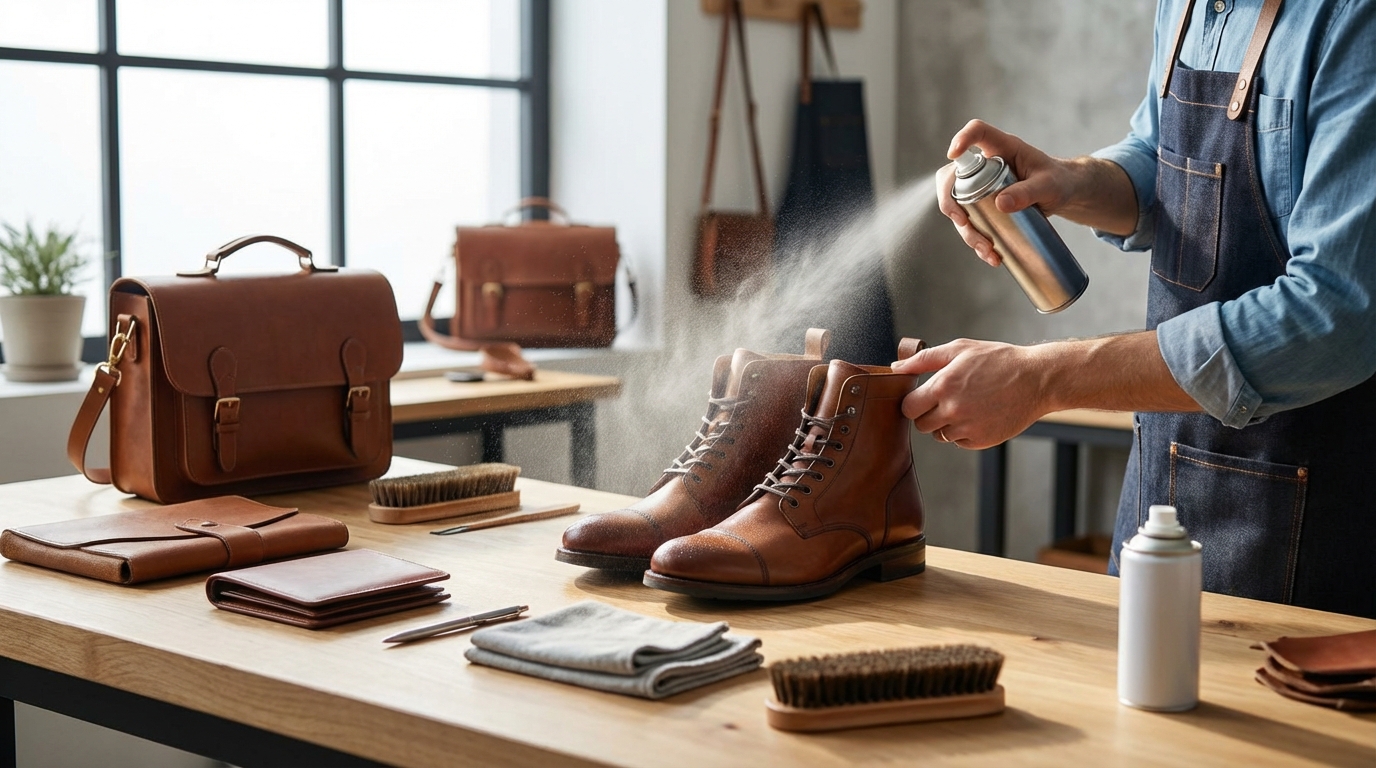 革製品への防水スプレーの使い方｜5ステップで解説