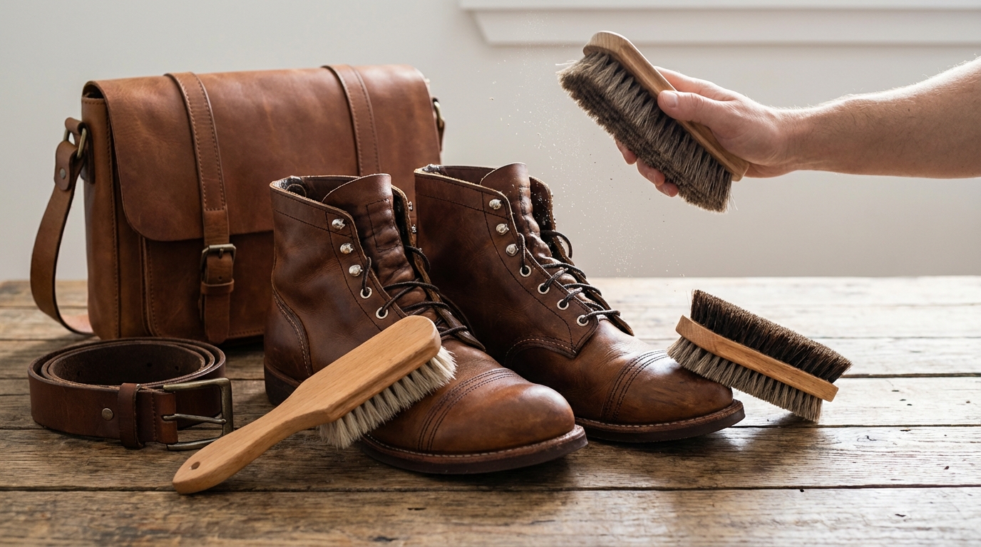 革製品にブラシが必要な3つの理由