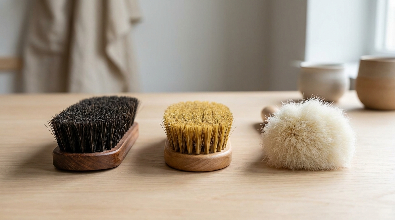 馬毛・豚毛・山羊毛ブラシの違いと使い分け