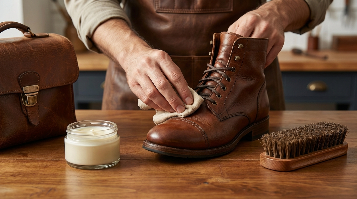 革製品クリームの正しい塗り方【5ステップで解説】