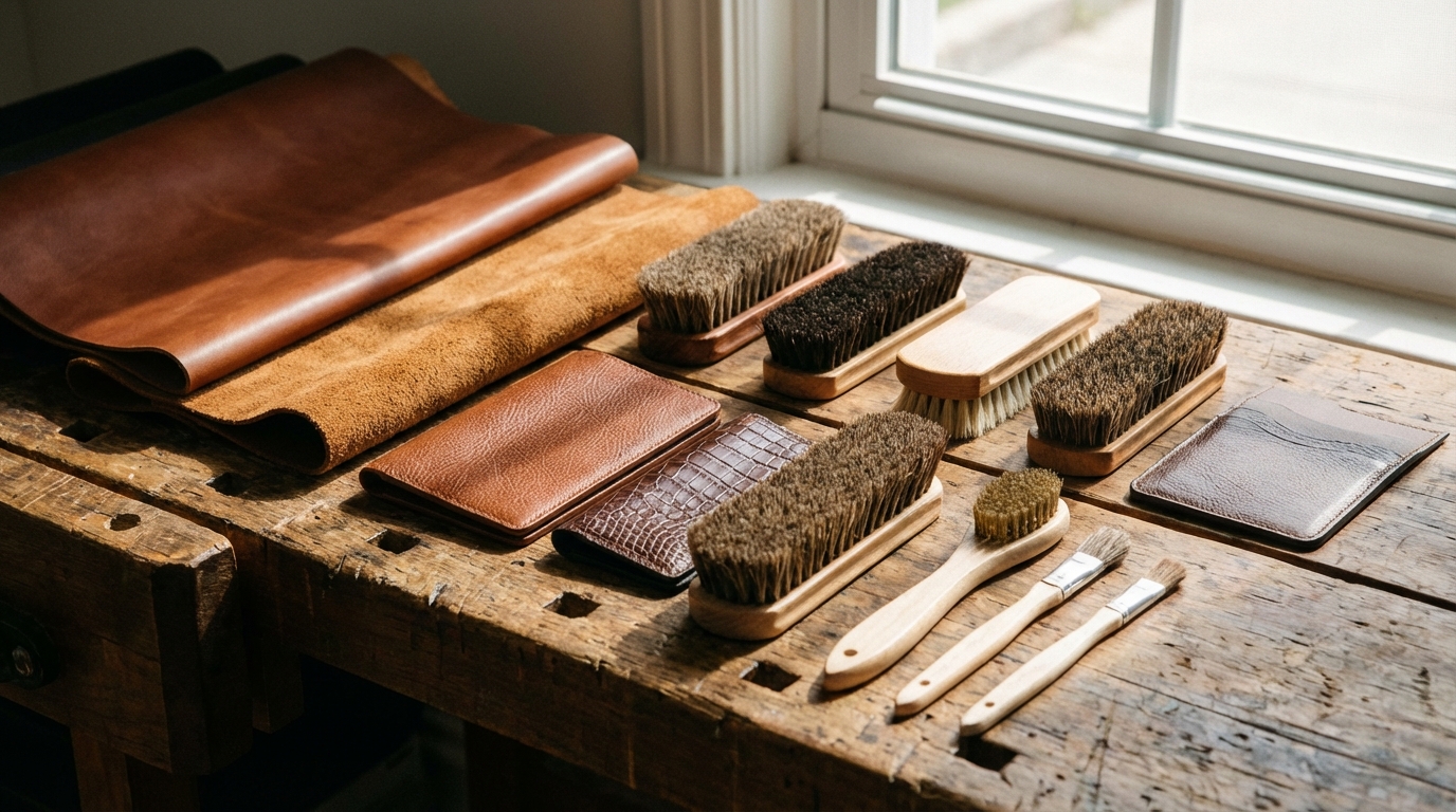 革の種類別|ブラッシングの注意点と適切なブラシ