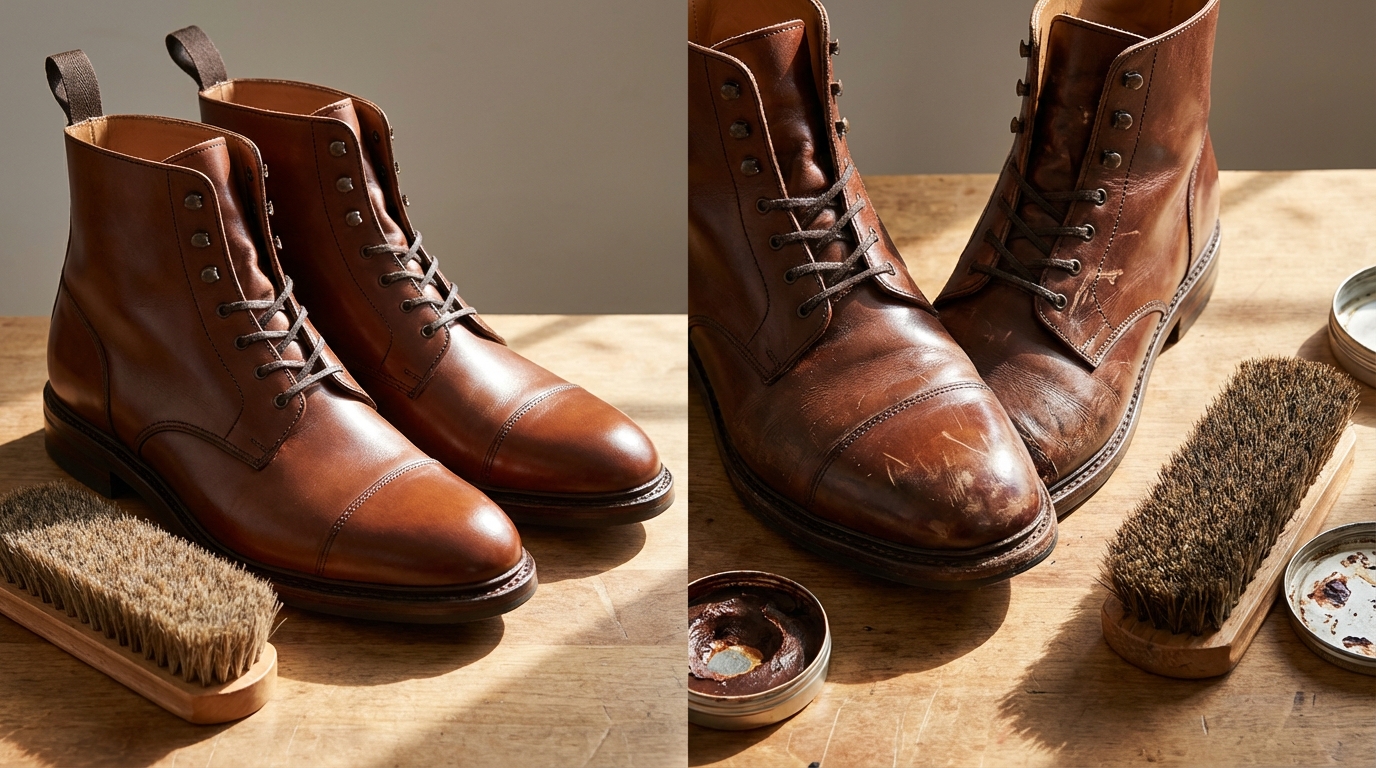 革製品のブラッシングでよくある失敗と対処法