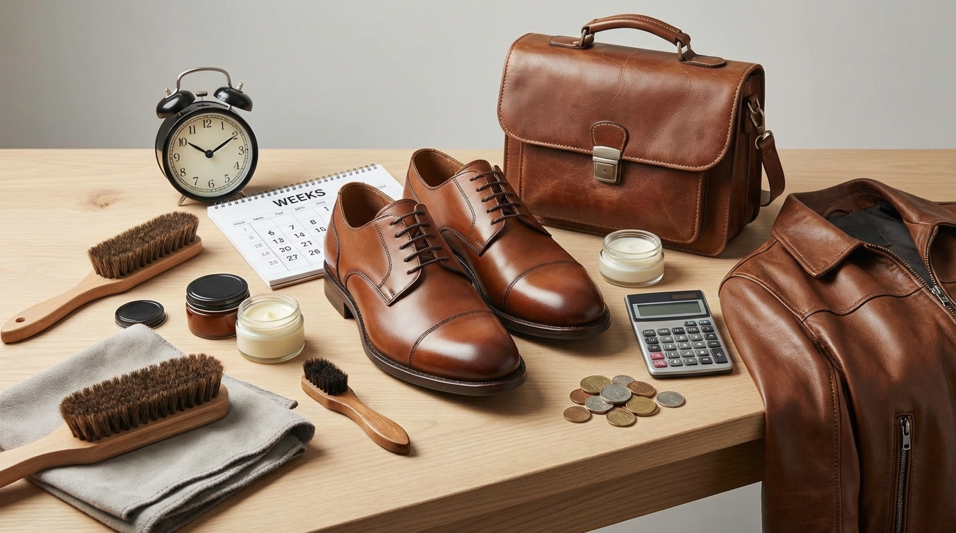 革製品クリーニングの料金相場と納期目安