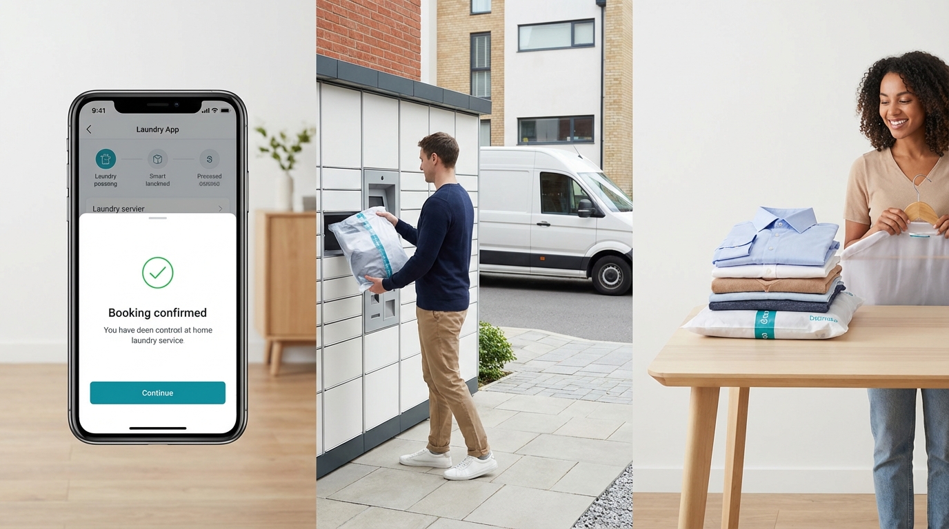 宅配クリーニングの依頼手順|申込から受取までの流れ