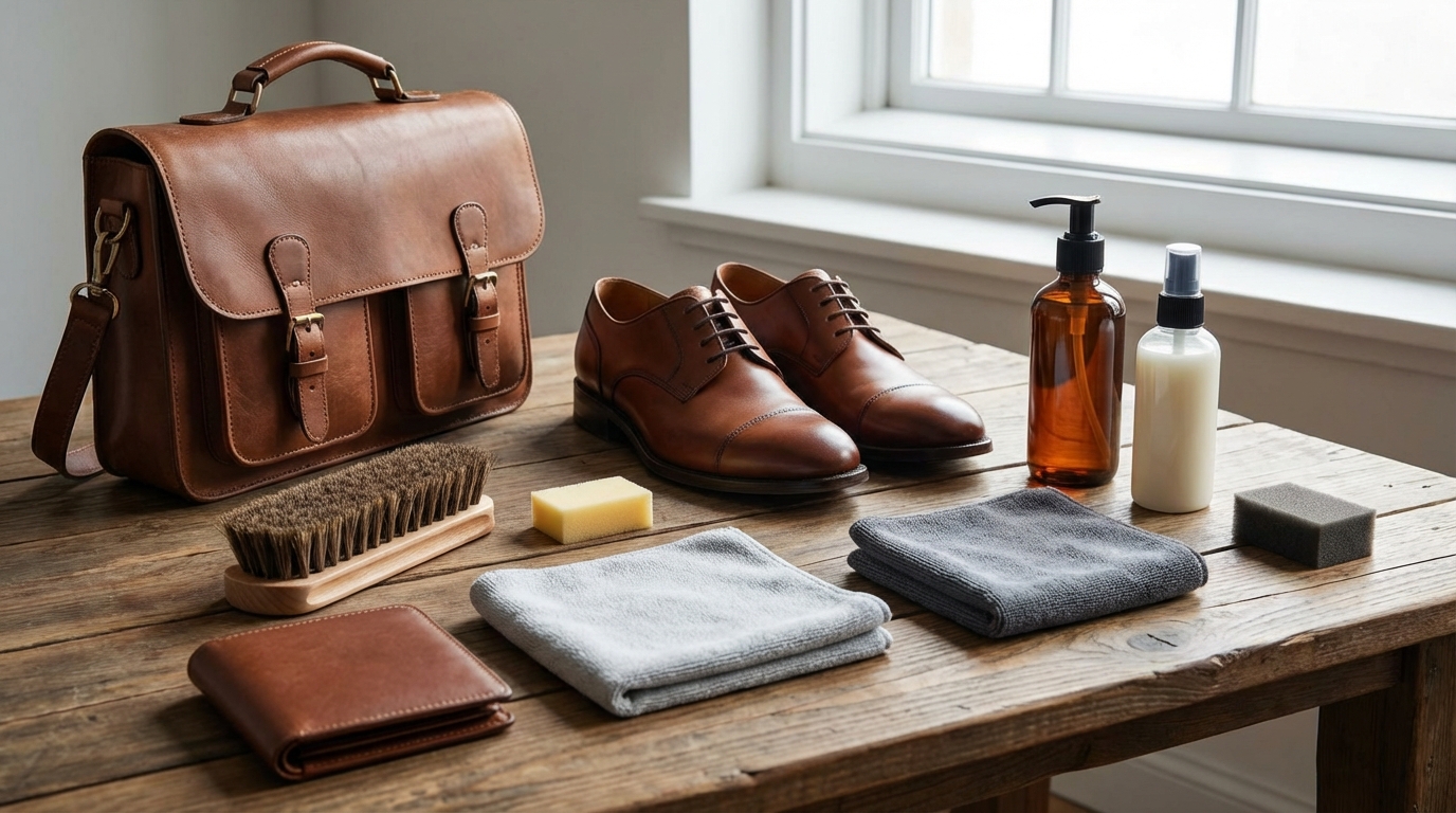 【5ステップ】革製品を自分でクリーニングする基本の手順