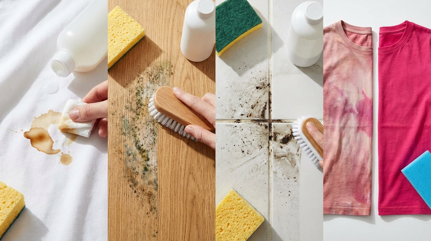 【トラブル別】カビ・シミ・黒ずみ・色落ちの対処法