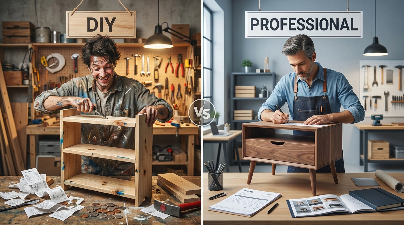 自分でやる vs プロに出す｜コストと仕上がりの比較