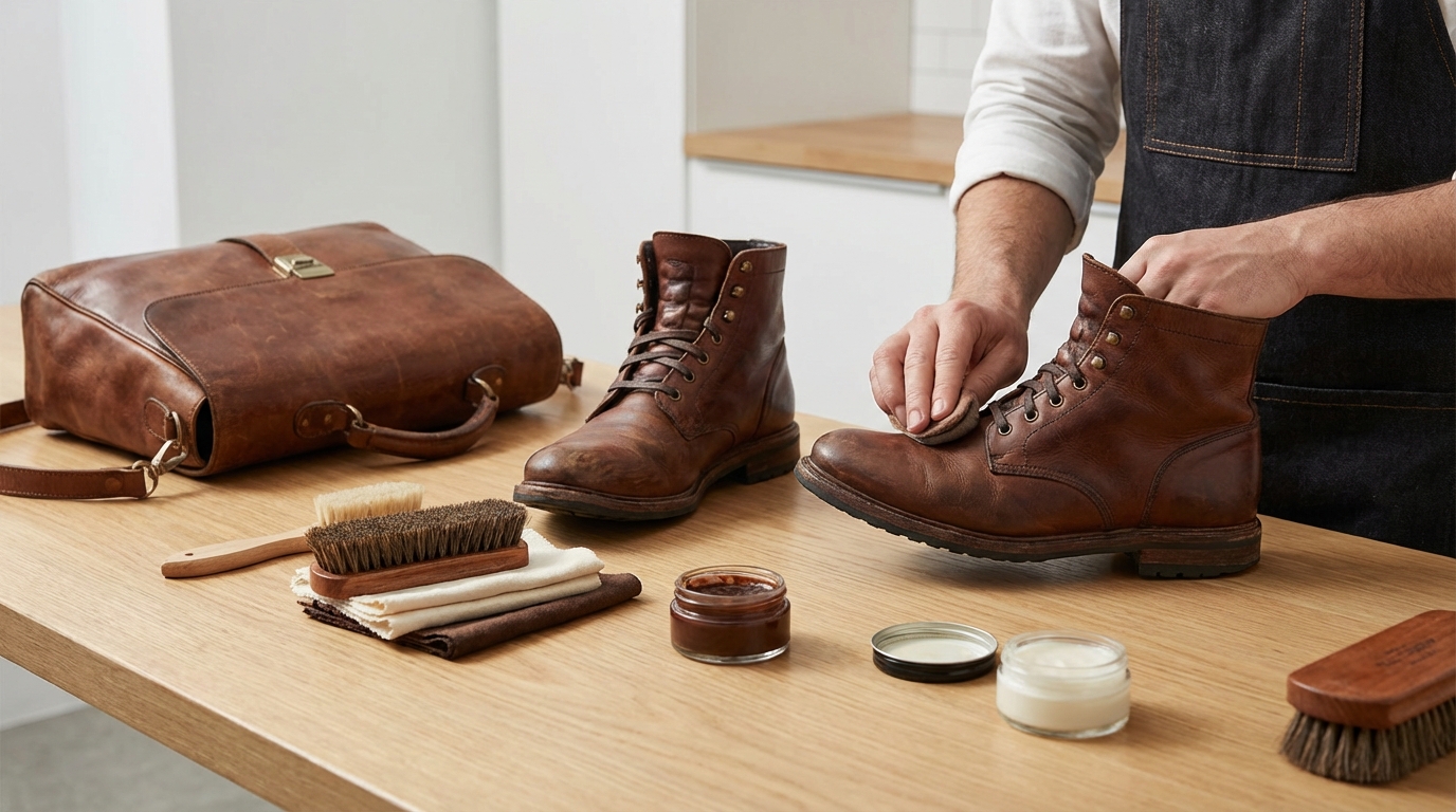 革製品クリーニングの依頼手順【5ステップで完了】